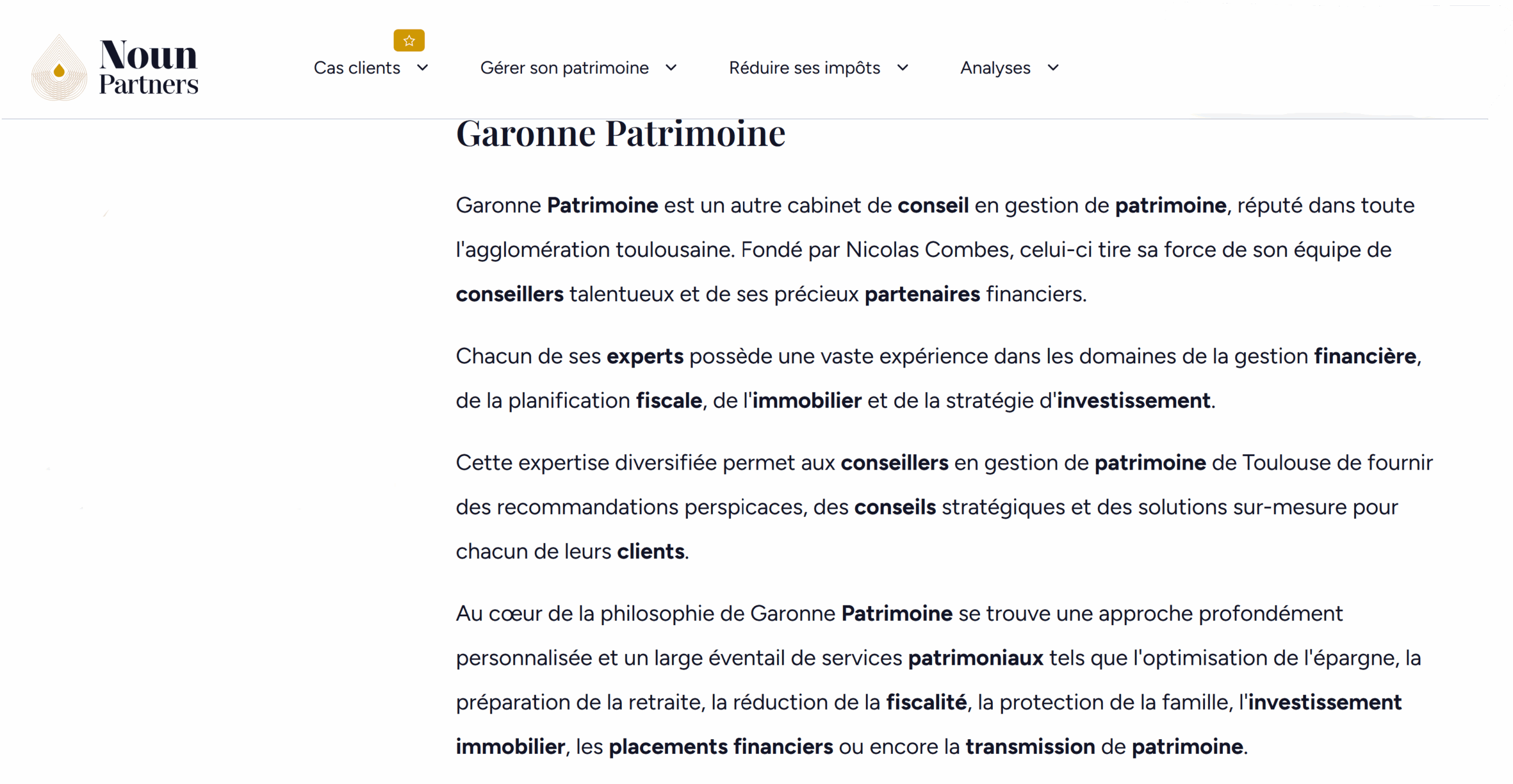 Noun Partners