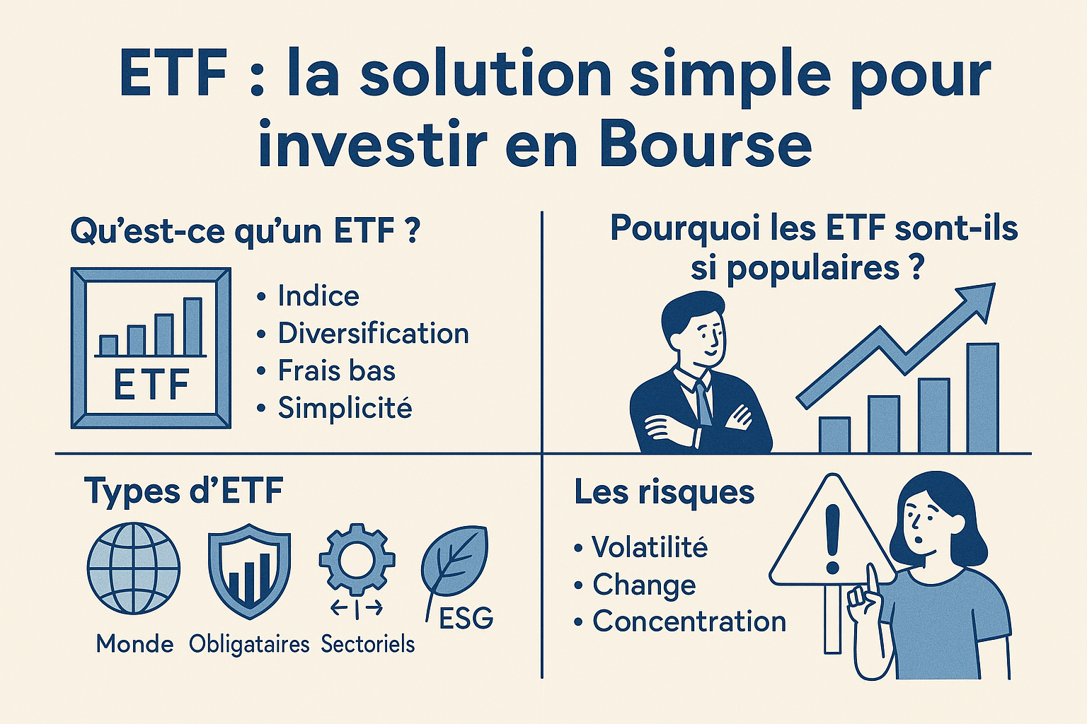 ETF : la solution simple pour investir en Bourse
