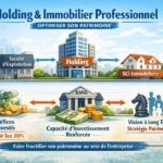 Holding et immobilier professionnel : une mécanique souvent mal comprise