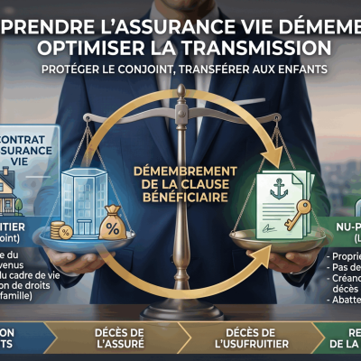 Clause bénéficiaire démembrée en assurance-vie