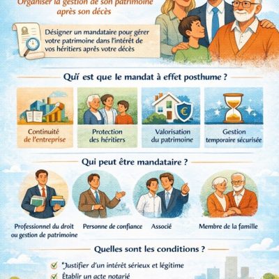 Quels sont les bénéfices du mandat à effet posthume ?